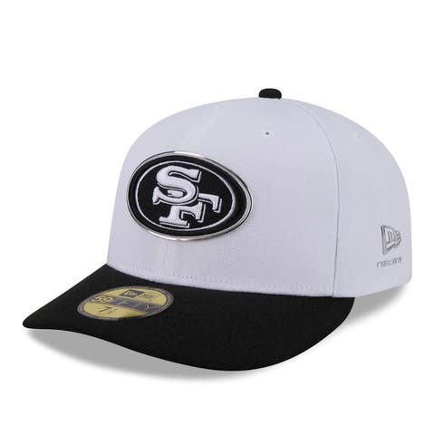 Men's New Era  White/Black San Francisco 49ers 2026 NFL Draft Pre-Curved 59FIFTY Fitted Hat