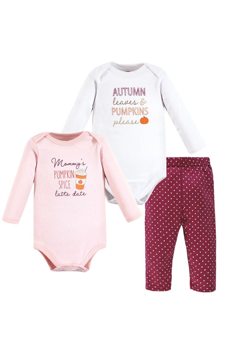 L/S, S/S Bodysuit and Pant, Main, color, Pumpkin Spice Date