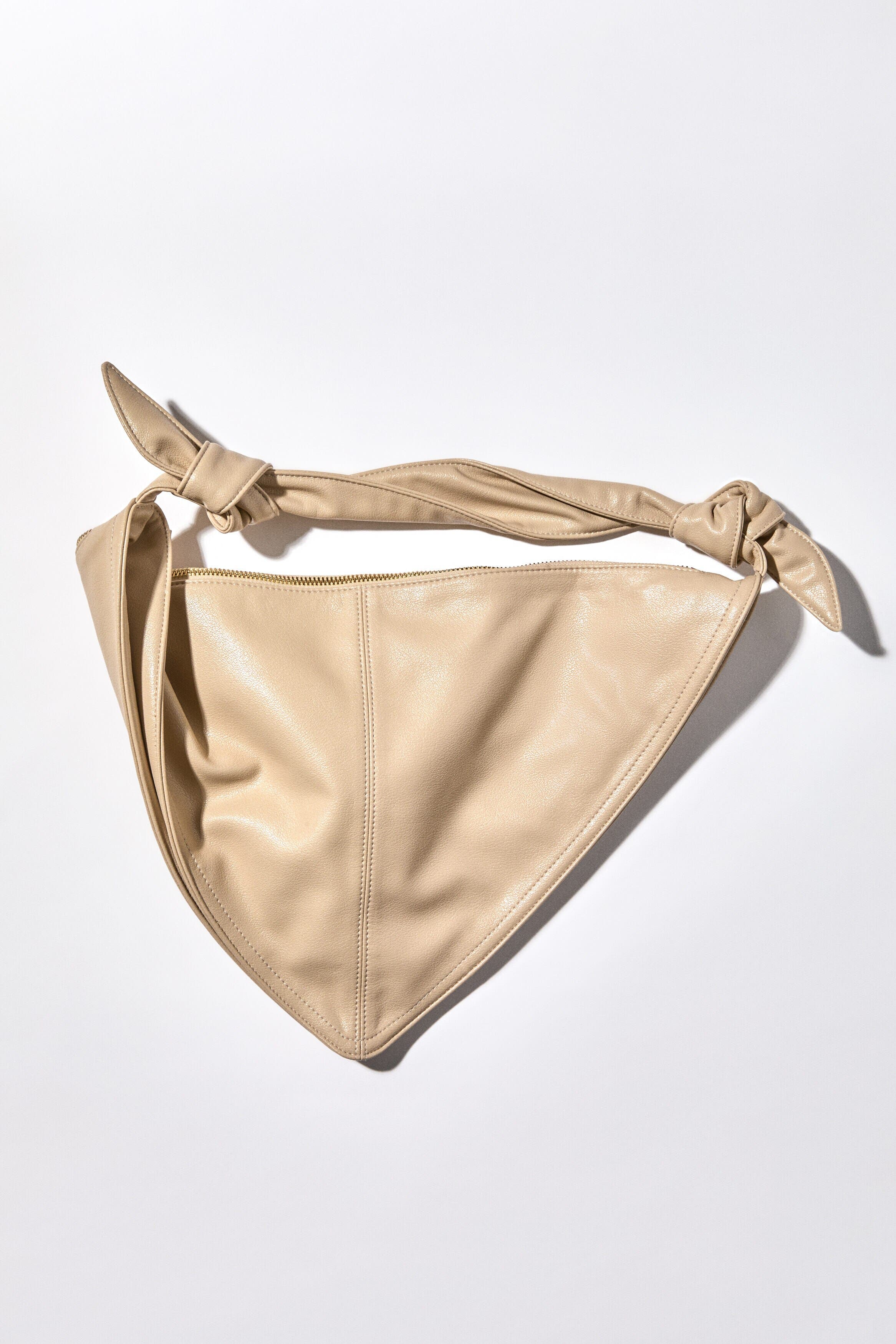 Scarf-look Shoulder Bag, Alternate, color, Light beige
