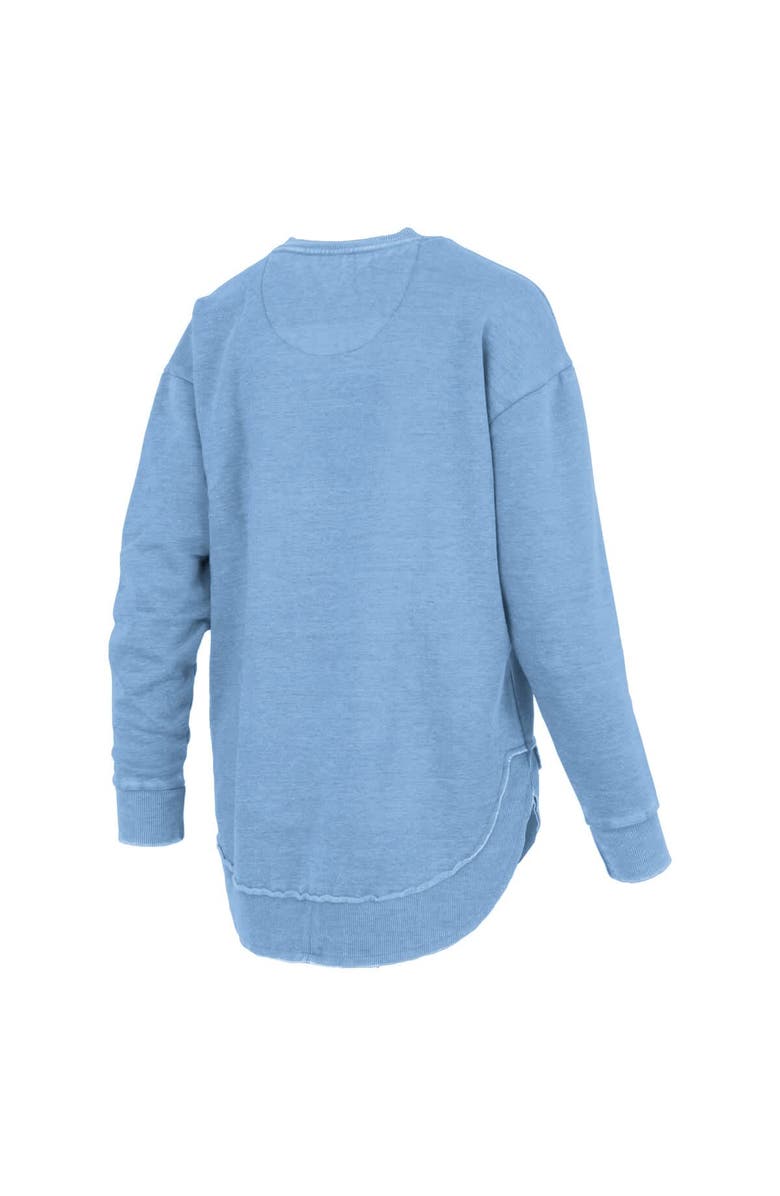 PRESSBOX Women's Pressbox Carolina Blue North Carolina Tar Heels Westin Poncho V-Neck Pullover Sweatshirt, Alternate, color, Light Blue