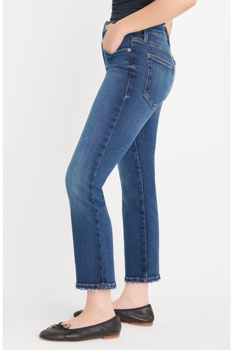 Good Petite High Waist Straight Leg Jeans, Alternate, color, INDIGO511