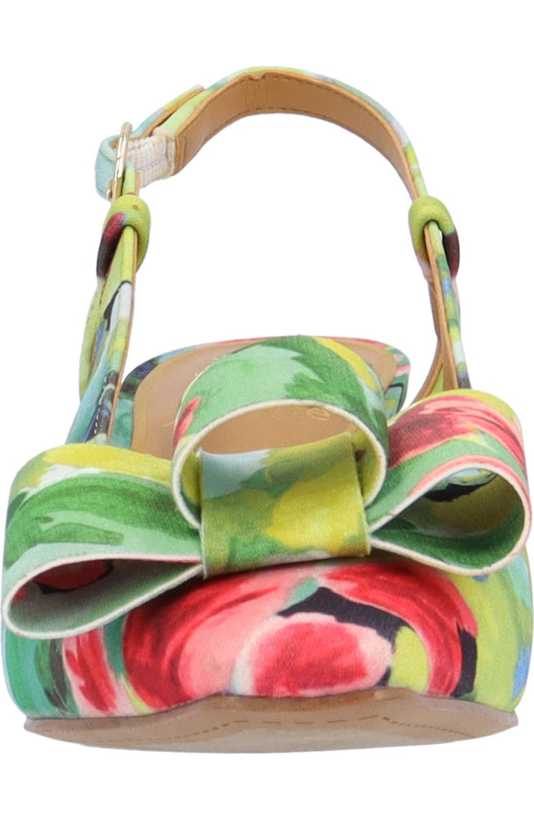 J. Reneé Greer Slingback Pump, Alternate, color, Green/ Pink/ Black