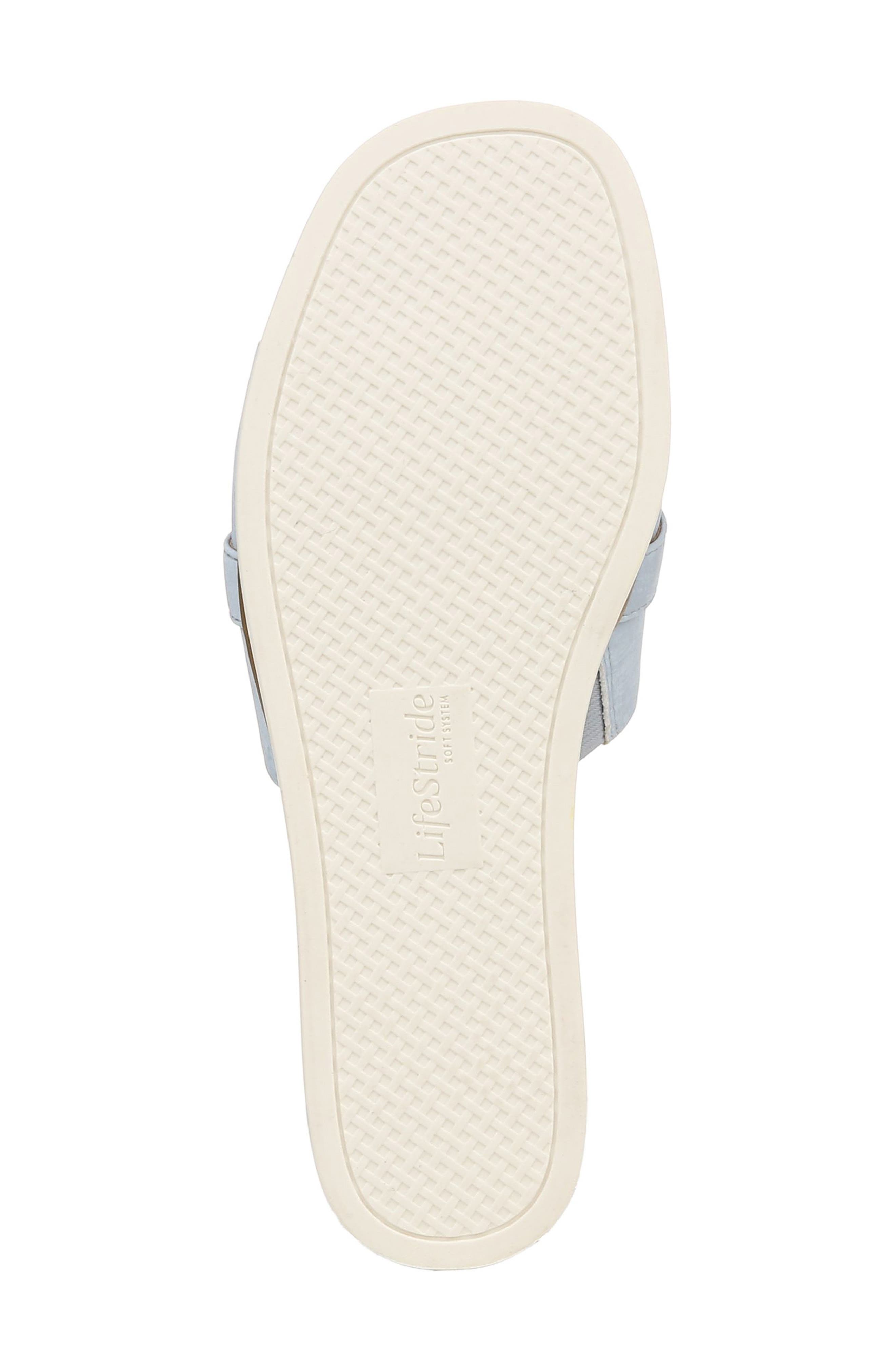 LifeStride Geneieve Platform Sandal, Alternate, color, Blue