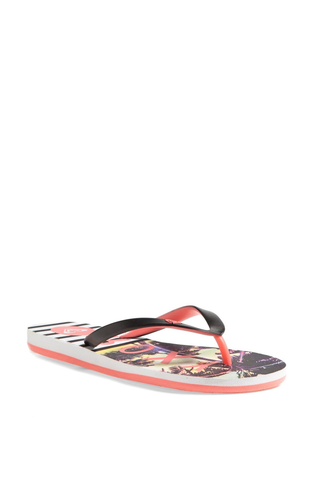 'Tahiti V' Sandal, Main, color, BLACK PINK