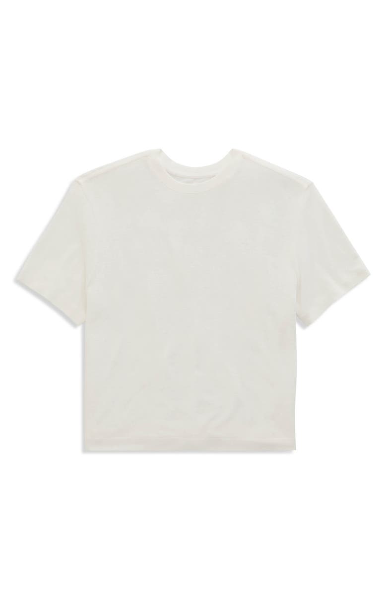 AG Charli Boxy Linen Blend T-Shirt, Alternate, color, 