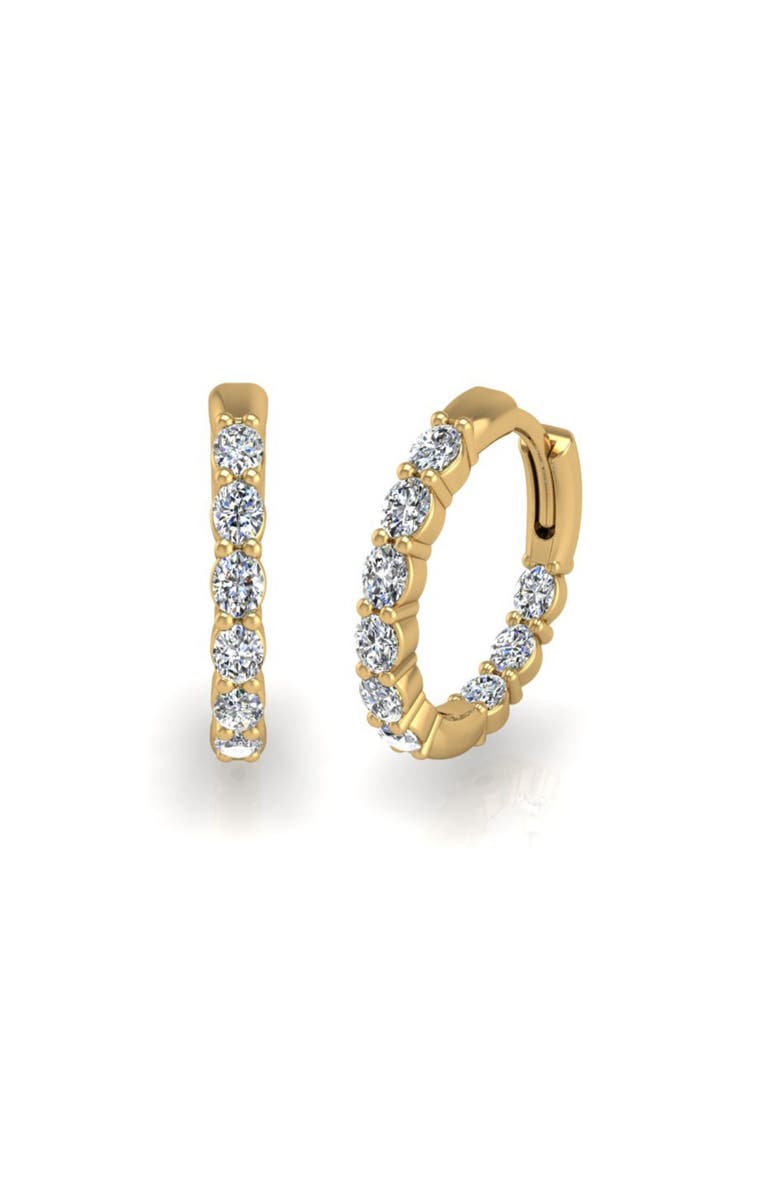 Seed2Stone The Big-O Hoops, Alternate, color, Yellow Gold