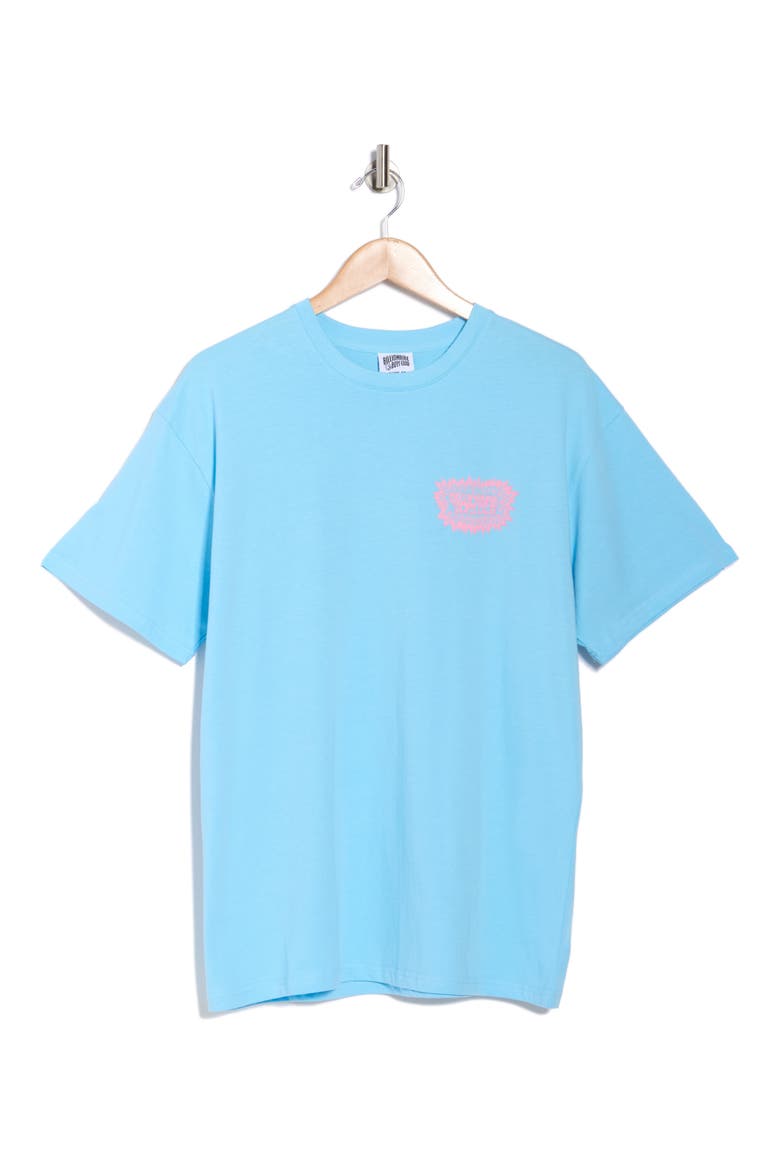 Logo Burst Graphic T-Shirt, Alternate, color, BALTIC SEA
