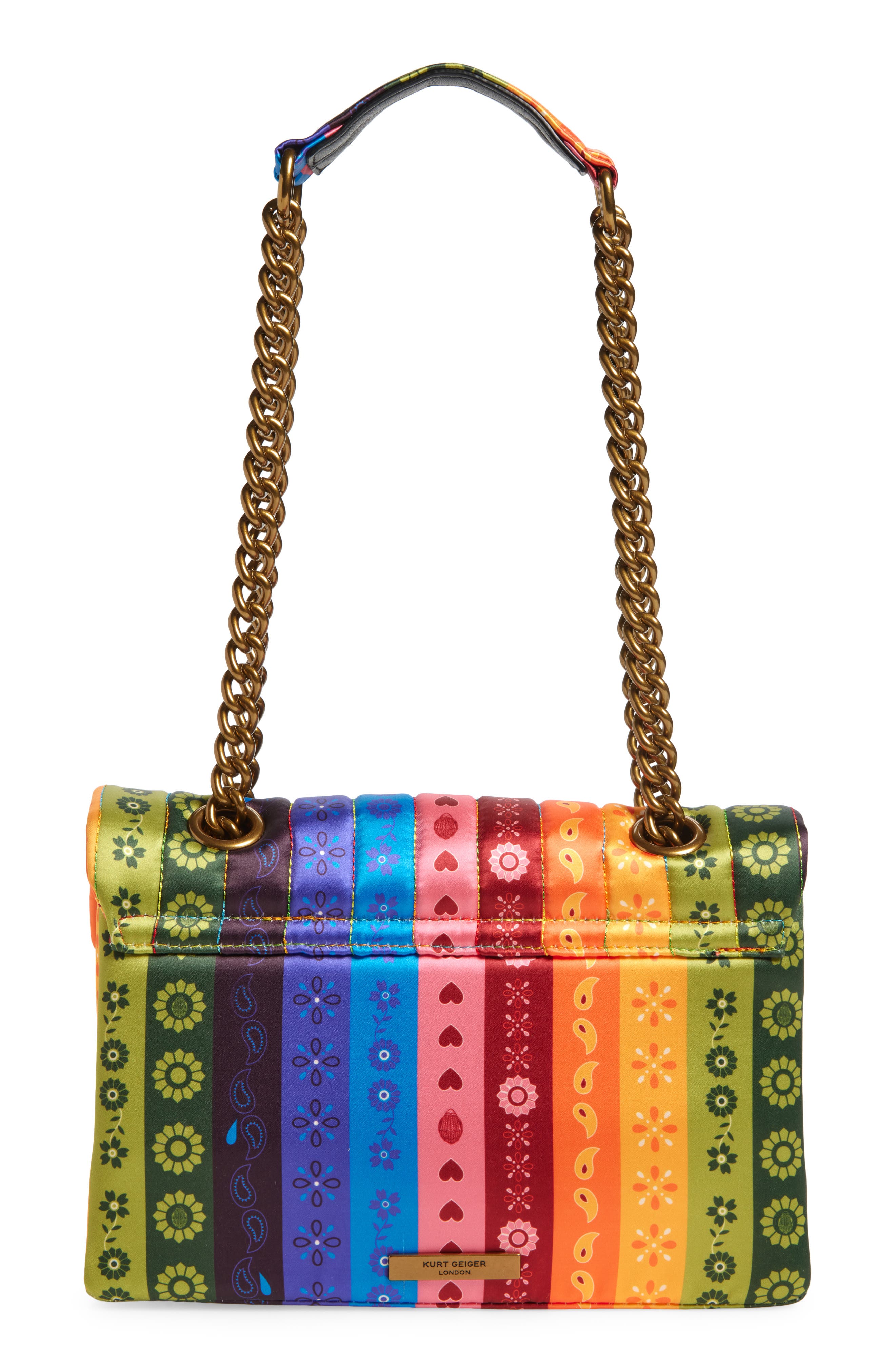 Kurt Geiger London Kensington Quilted Paisley Convertible Shoulder Bag, Alternate, color, 