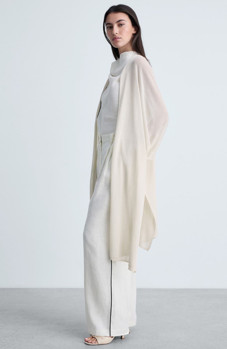 MANGO Longline Open Front Cardigan, Alternate, color, 