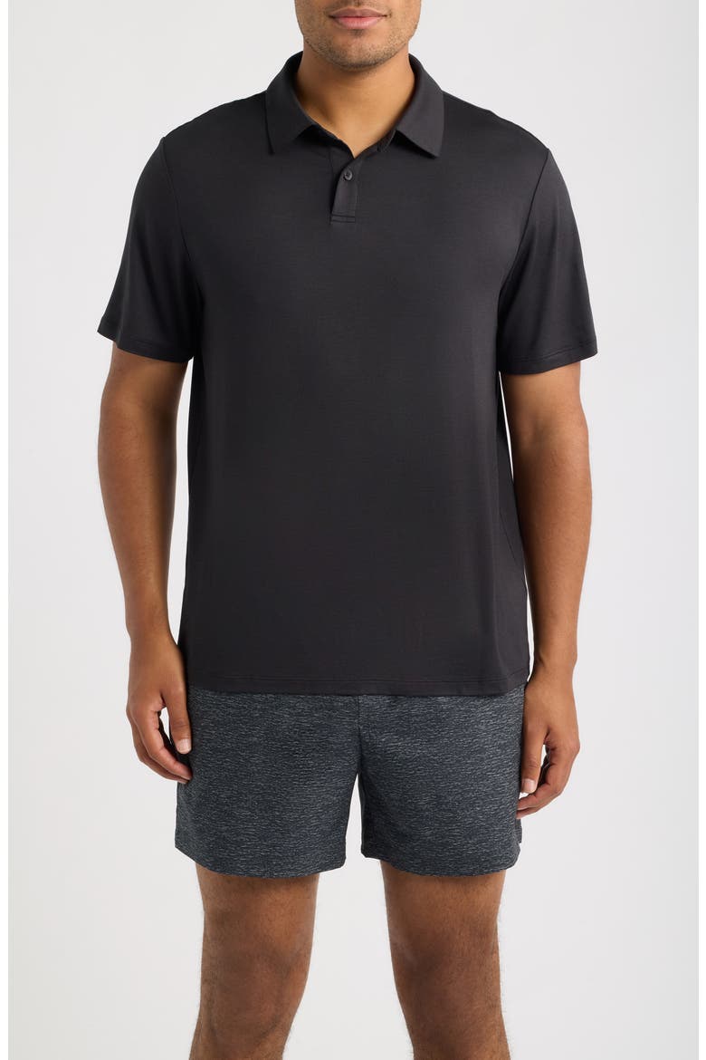 Dynamic Polo, Main, color, BLACK HEATHER