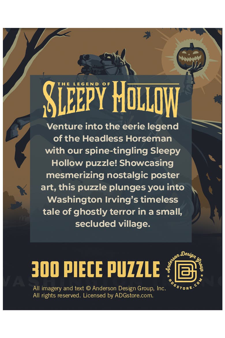 Sleepy Hollow 300 Piece Jigsaw Puzzle, Alternate, color, Multicolor
