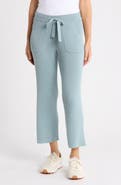 Splendid Rib Knit Wide Leg Crop Pants