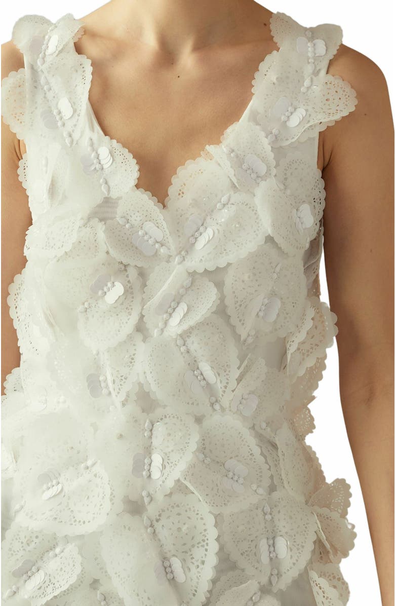 Cynthia Rowley Elle Embellished Heart Dress, Alternate, color,