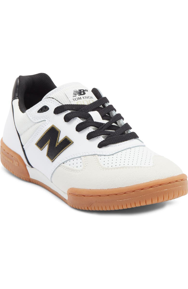 New Balance 600 Sneaker, Main, color, White/ Black