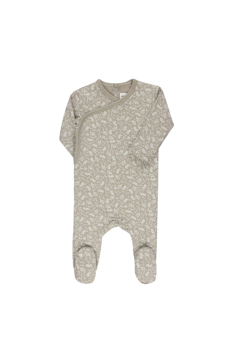 Ely's & Co. Modal French Terry Vine Collection - Footie, Main, color, Sage