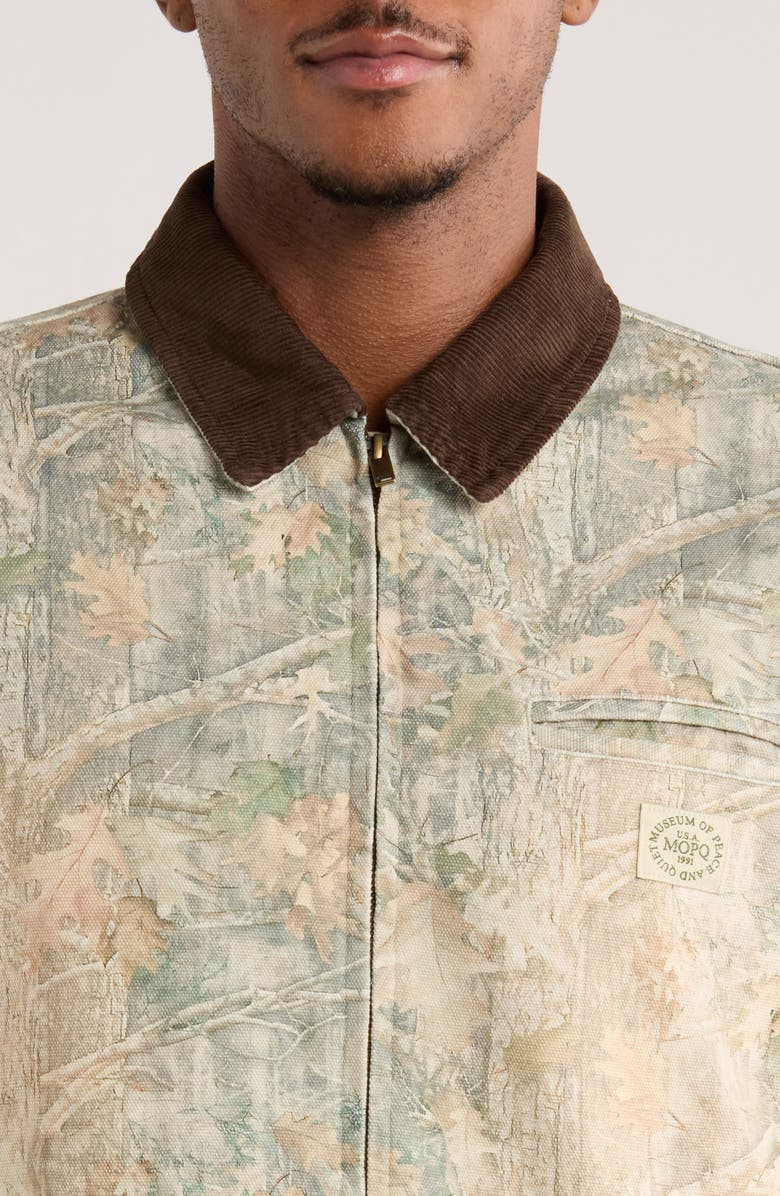 Museum of Peace & Quiet Utility Canvas Work Jacket, Alternate, color, Camouflage