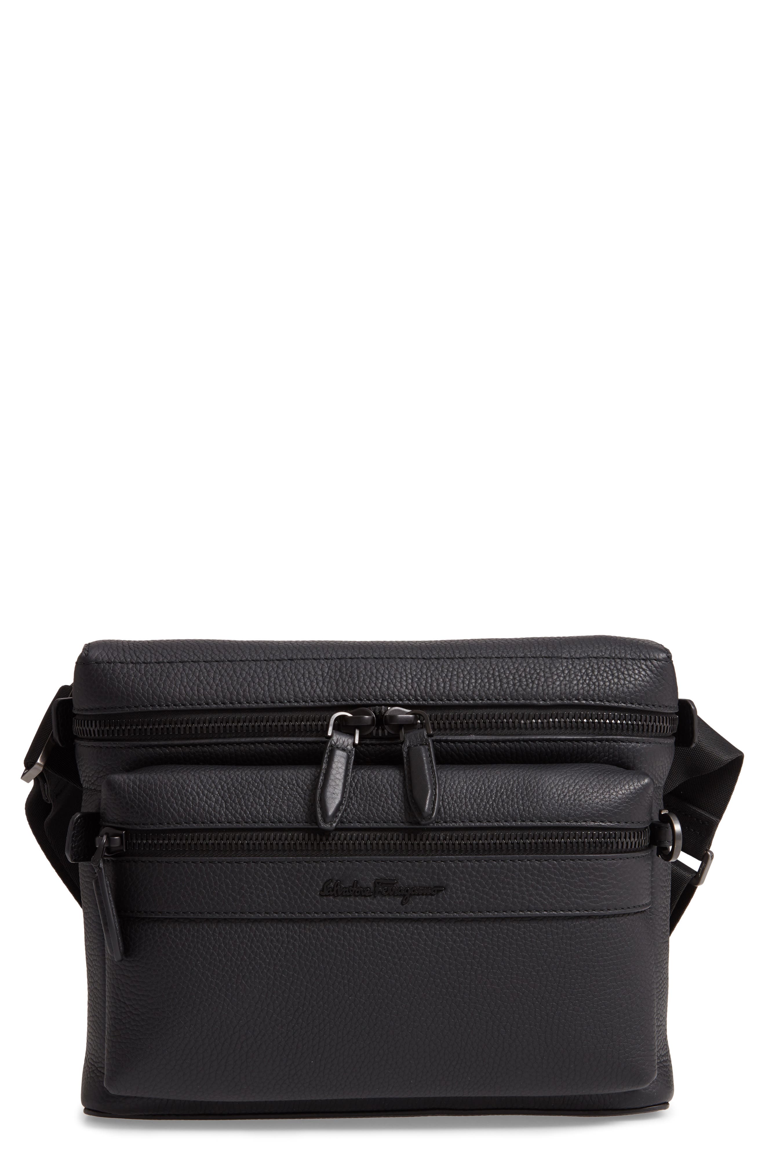 FERRAGAMO Salvatore Ferragamo Firenze Leather Shoulder Bag, Main, color, 