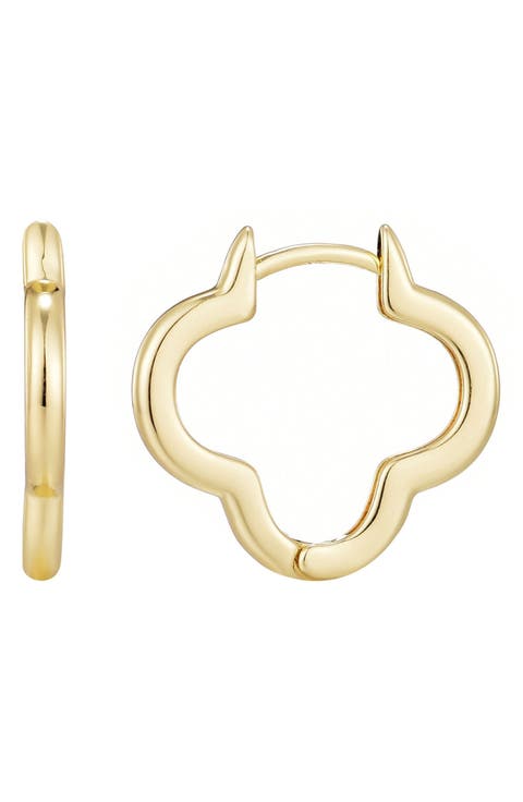 Clover Hoop Earrings
