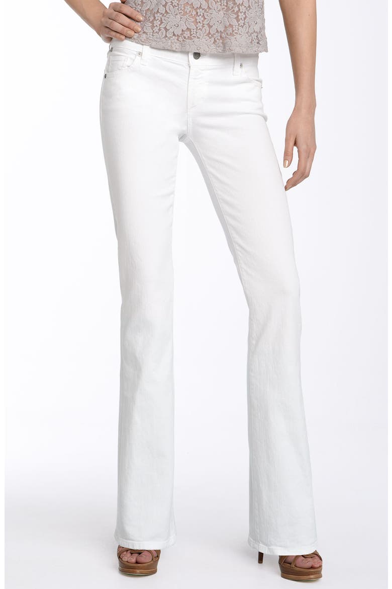 'Kelly' Bootcut Stretch Jeans, Alternate, color, NEW SANTORINI