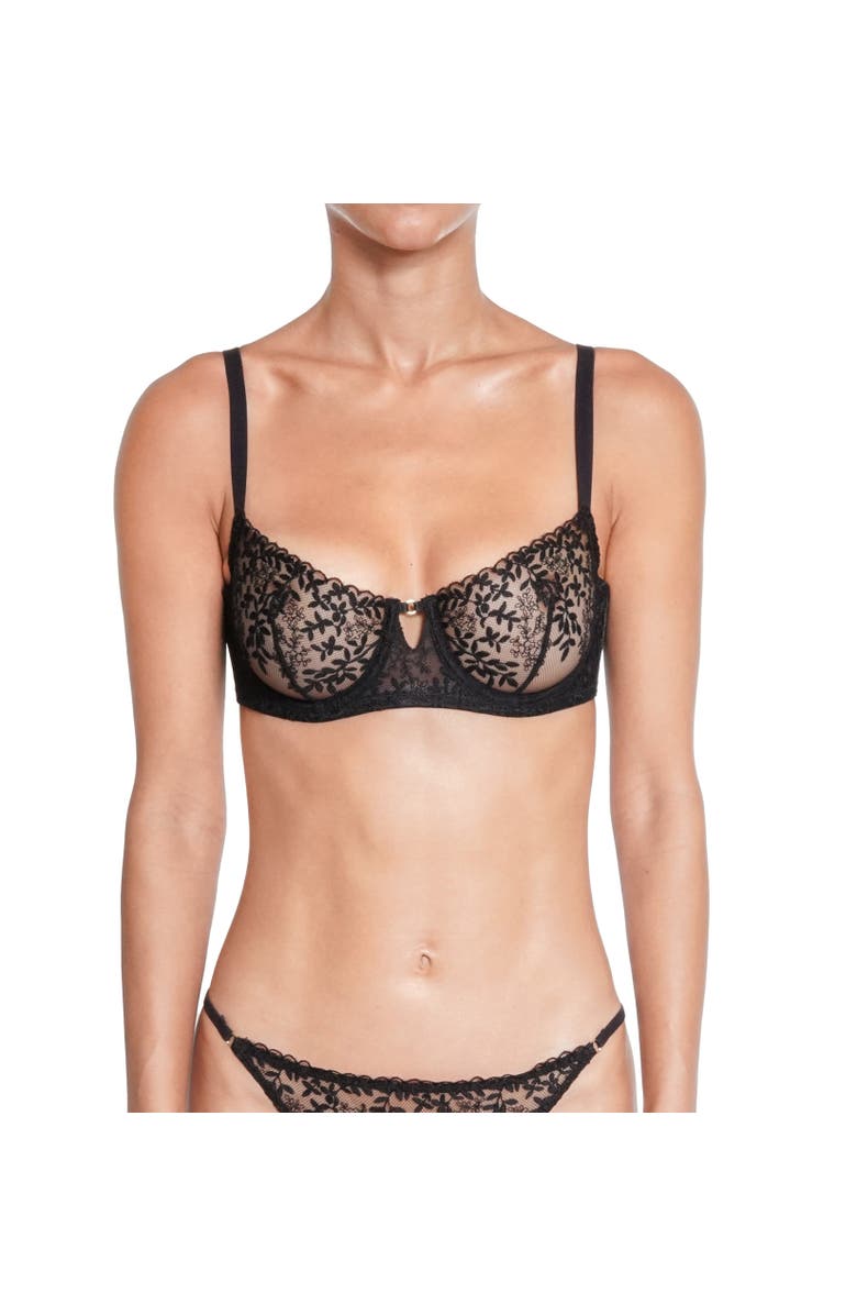 Huit Desir Underwire Bra, Alternate, color, Black