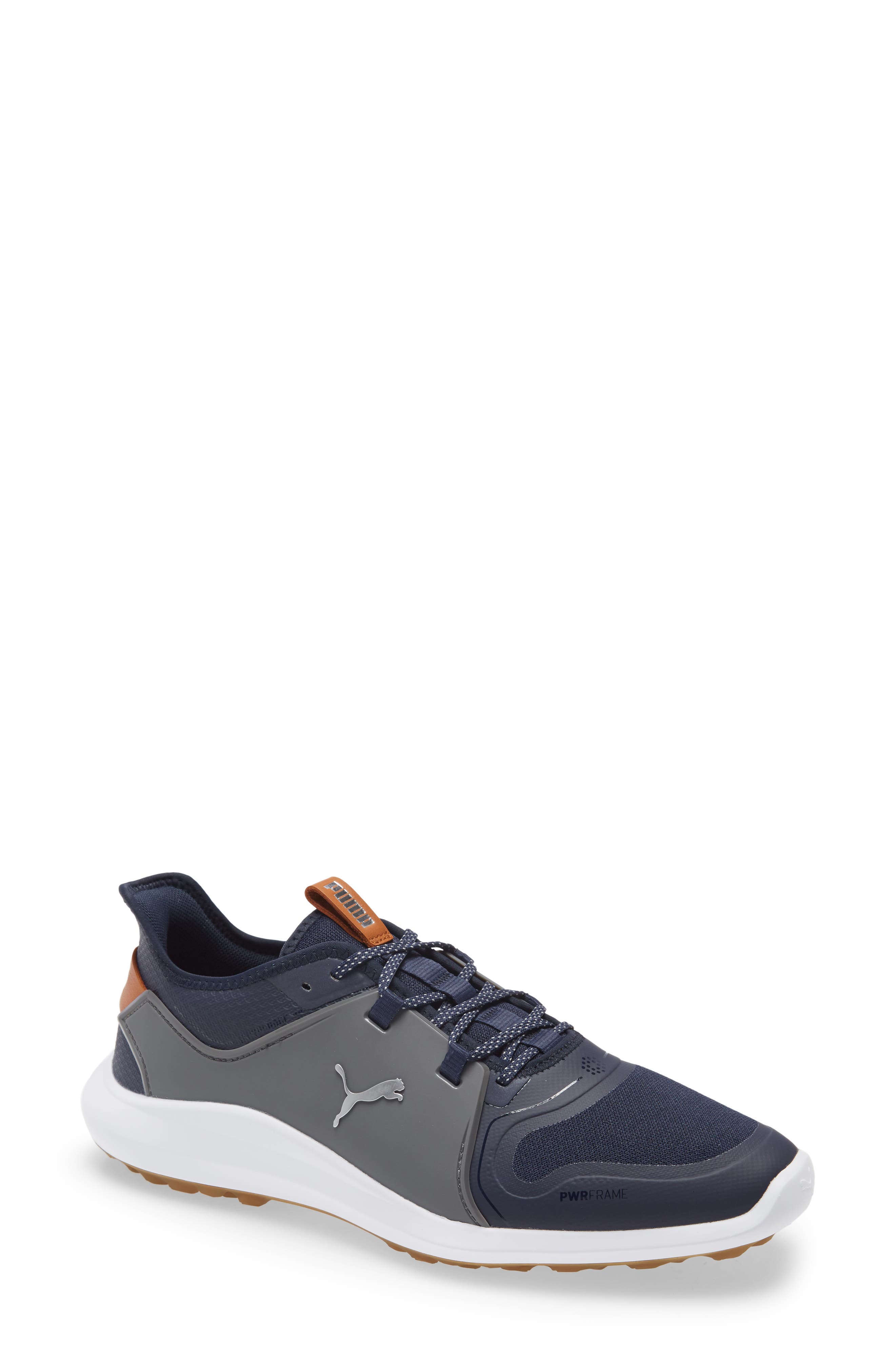 Ignite Fasten8 Waterproof Golf Shoe, Main, color, BLUE/ WHITE