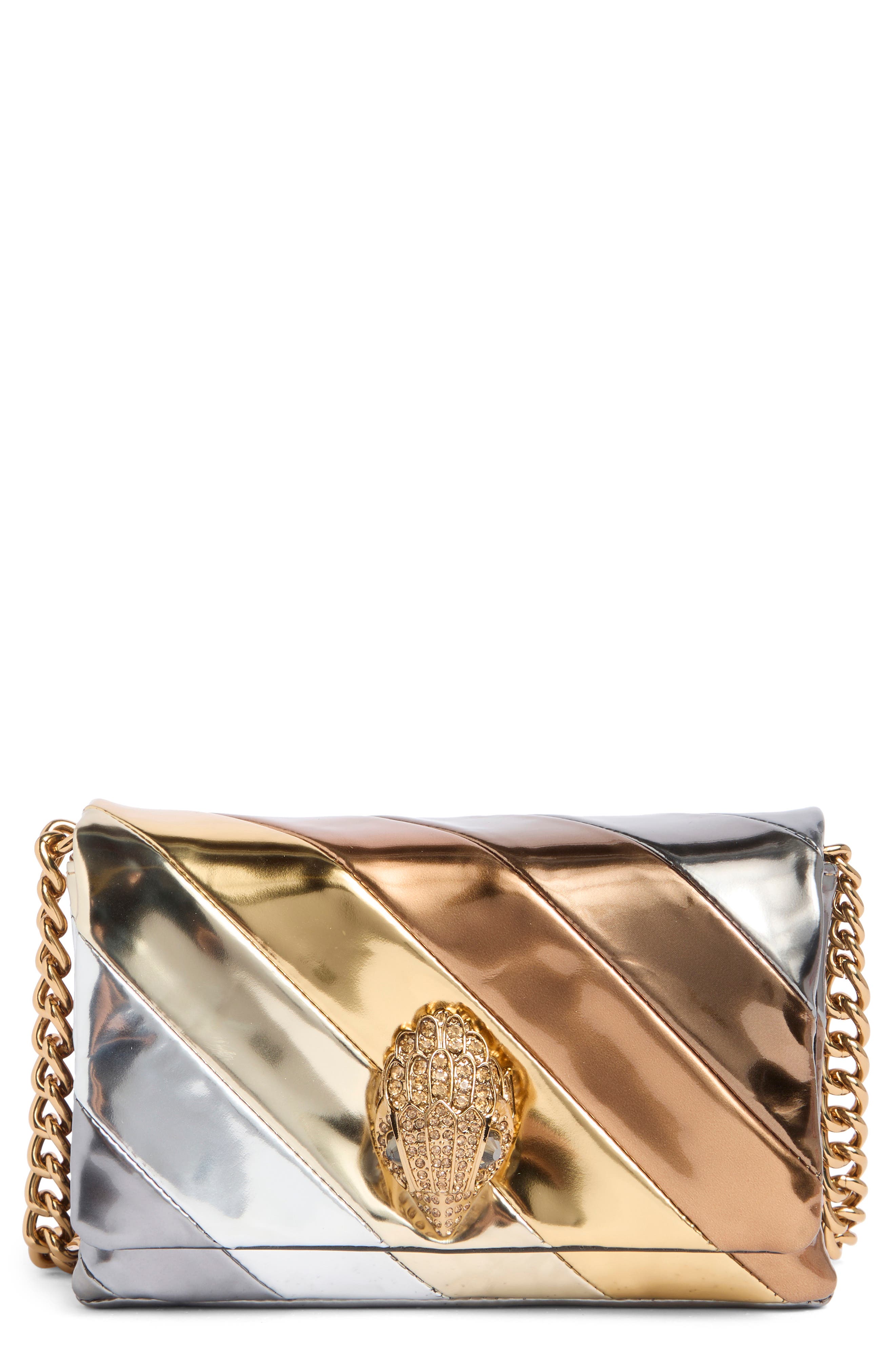 Kurt Geiger London Mini Kensington Flap Convertible Crossbody Bag, Main, color, 