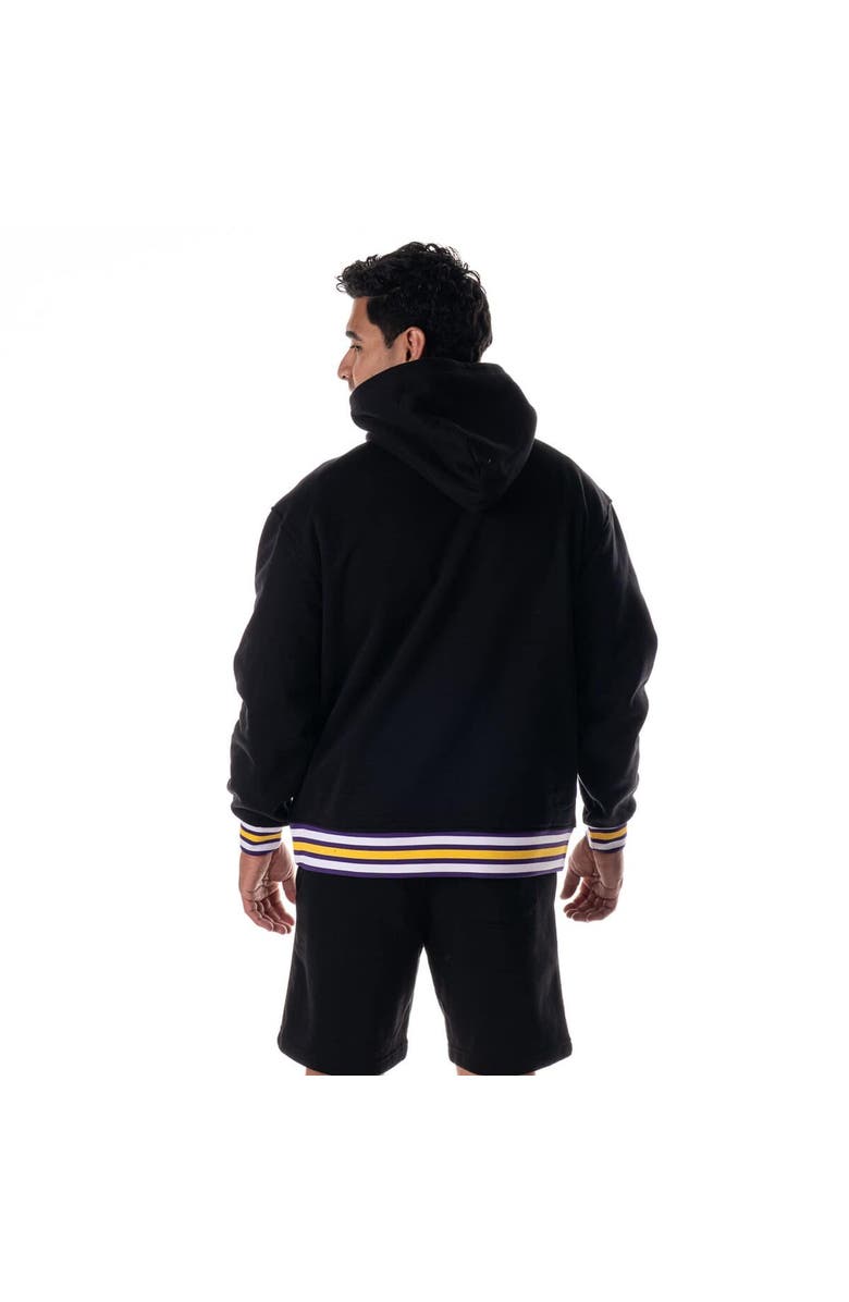 THE WILD COLLECTIVE Unisex The Wild Collective Black Los Angeles Lakers Custom Rib Tonal Premium Hoodie, Alternate, color, Black