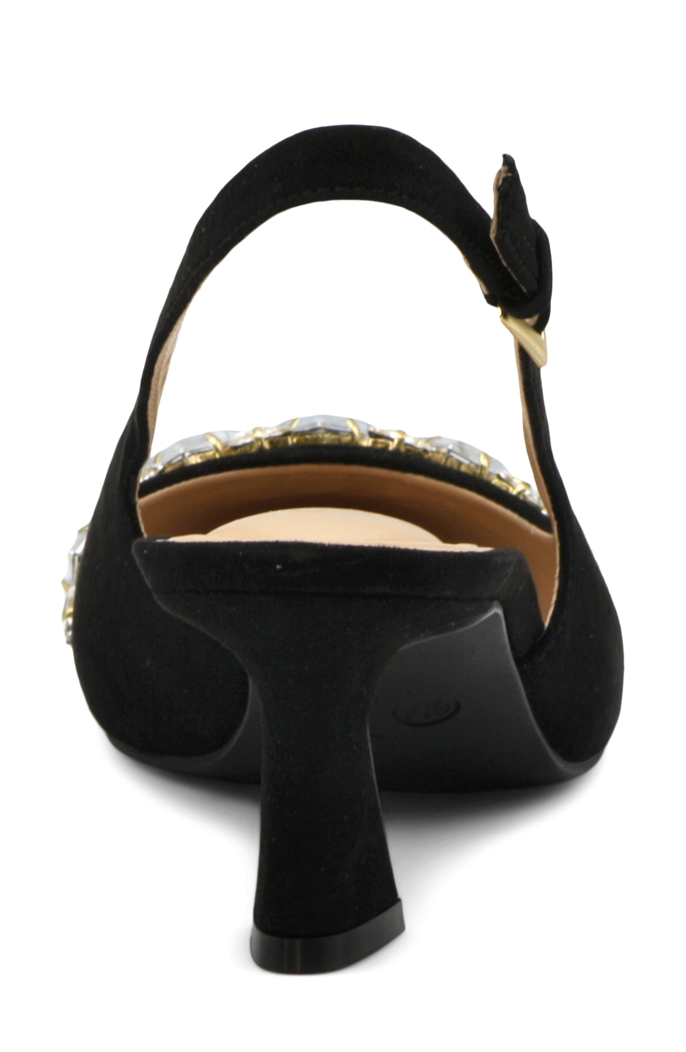 Charles by Charles David Ahava Slingback Pump, Alternate, color, Black