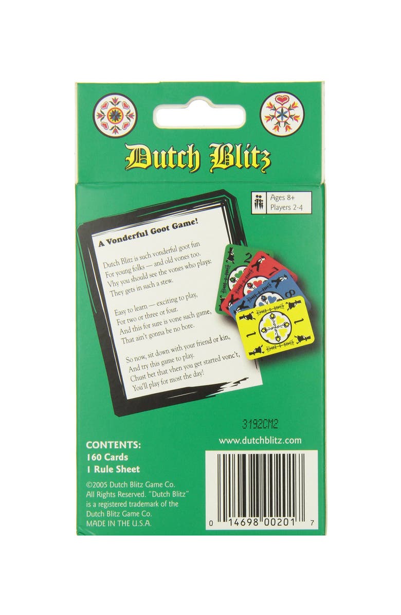 Dutch Blitz The Original Fast Paced Card Game, 24 Players, Alternate, color, Multicolored