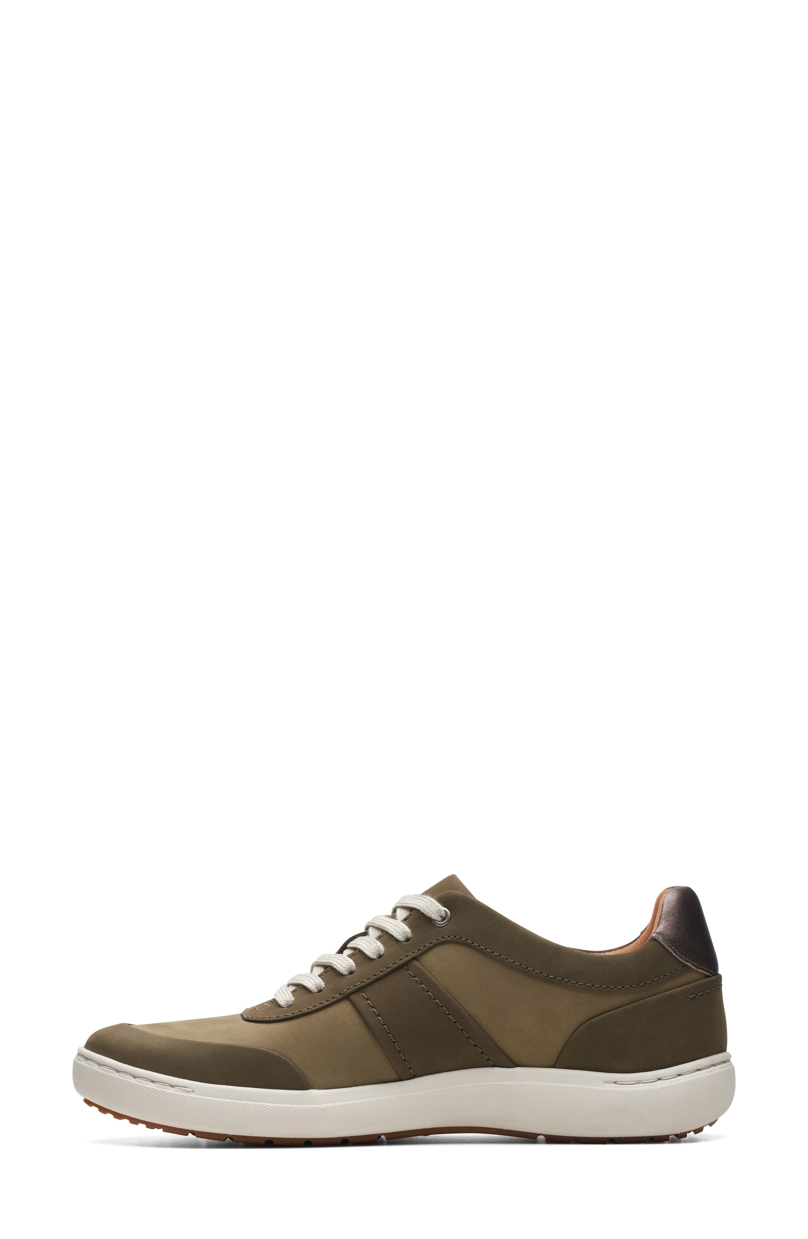 Clarks<sup>®</sup> Nalle Fern Sneaker, Alternate, color, Olive Combi