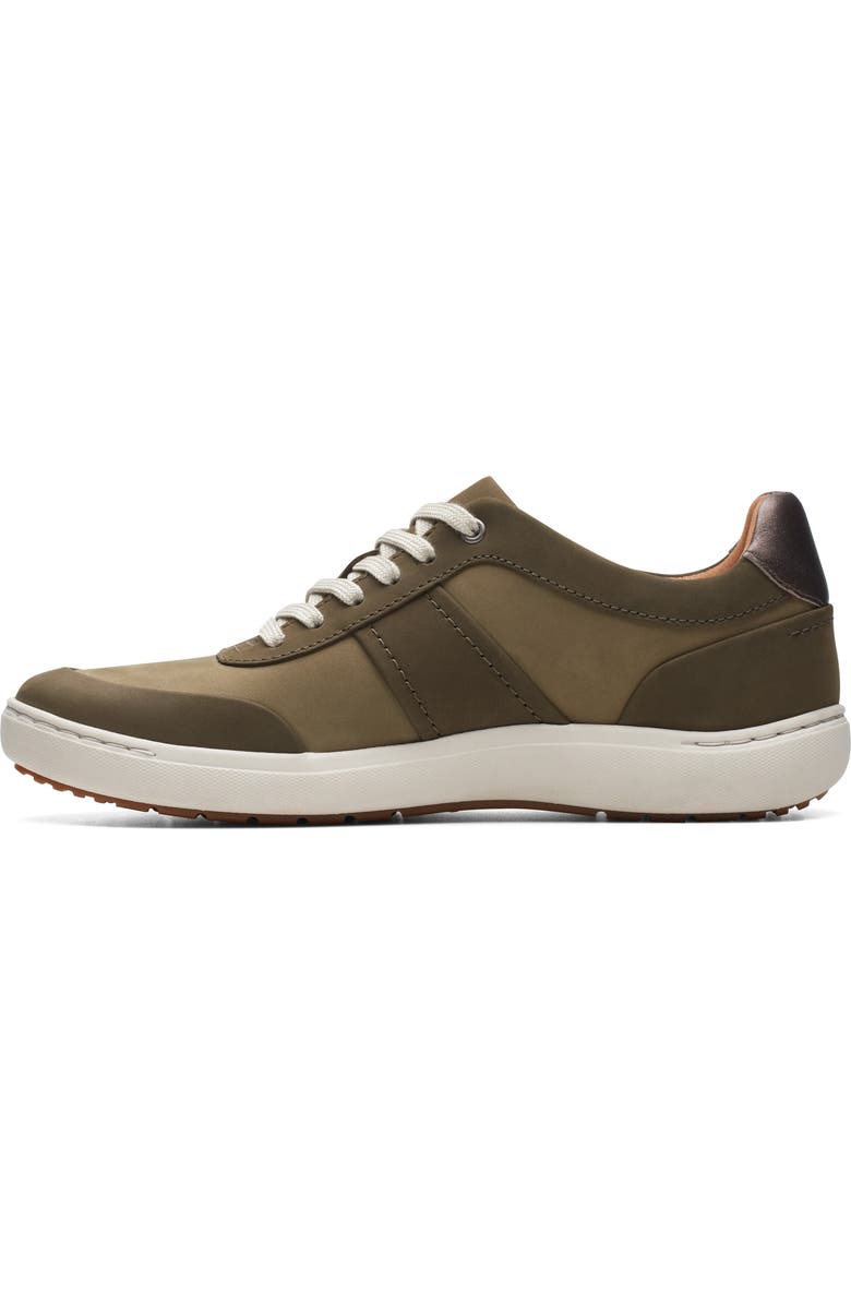 Clarks<sup>®</sup> Nalle Fern Sneaker, Alternate, color, Olive Combi