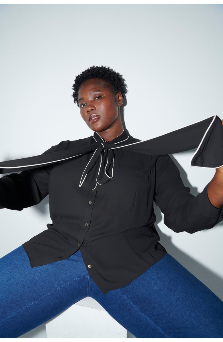 Pari Passu Pauline Pussy Bow Blouse, Alternate, color,