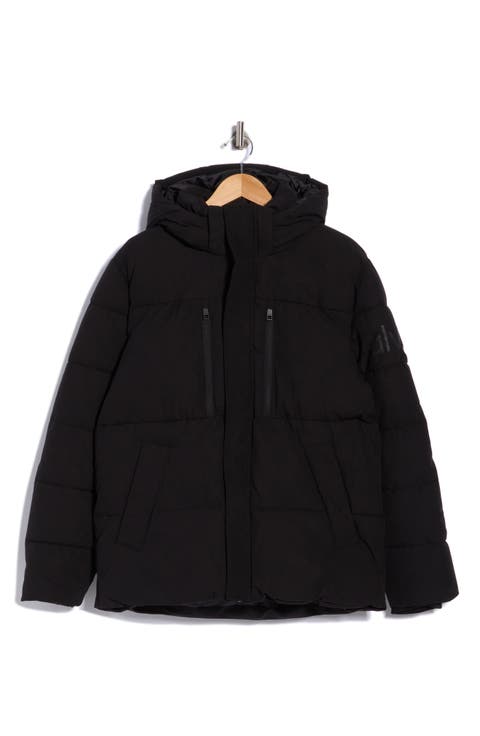Stretch Logo Puffer Jacket