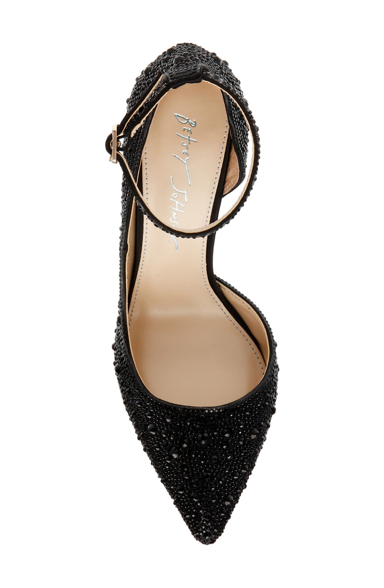 Betsey Johnson Ramsy Rhinestone Pump, Alternate, color, 
