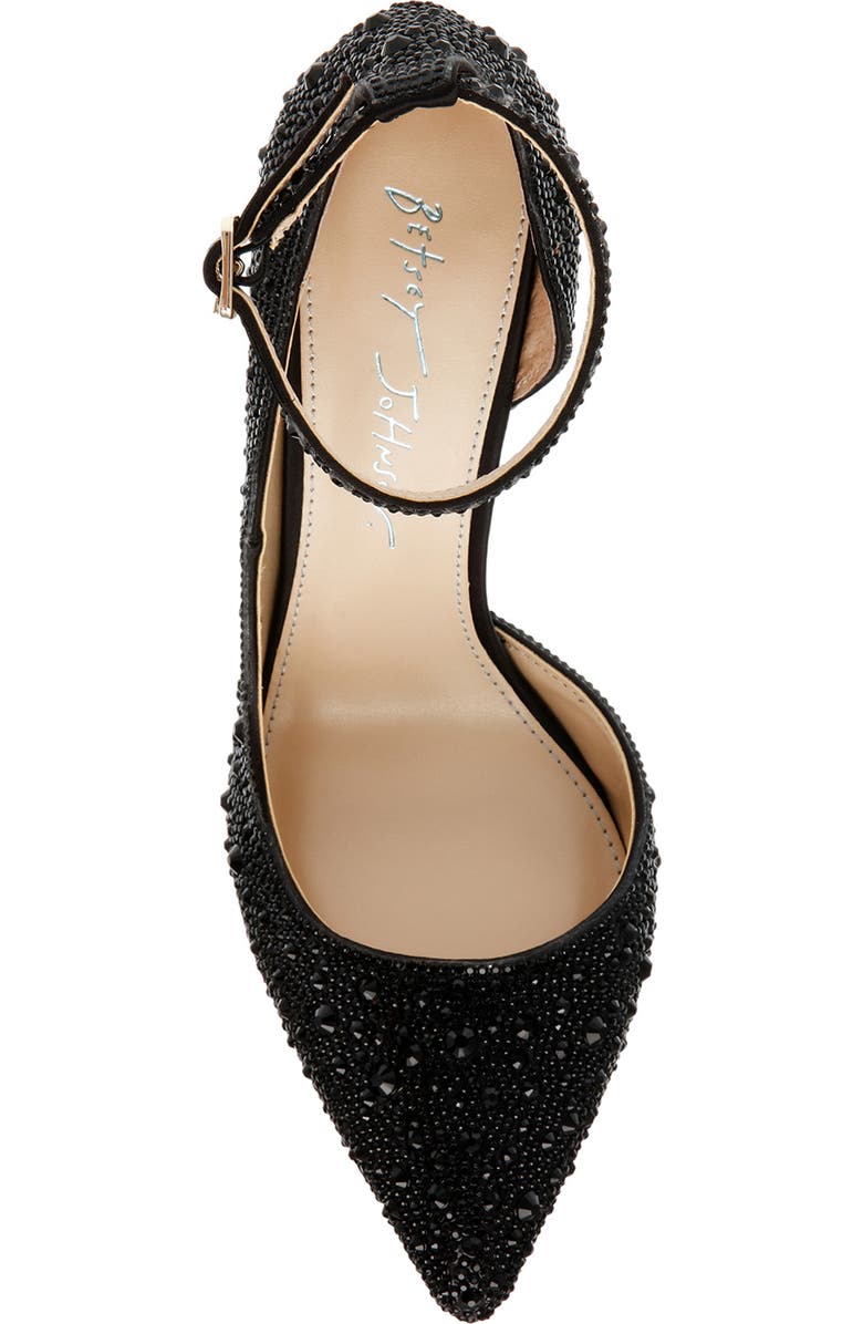 Betsey Johnson Ramsy Rhinestone Pump, Alternate, color,