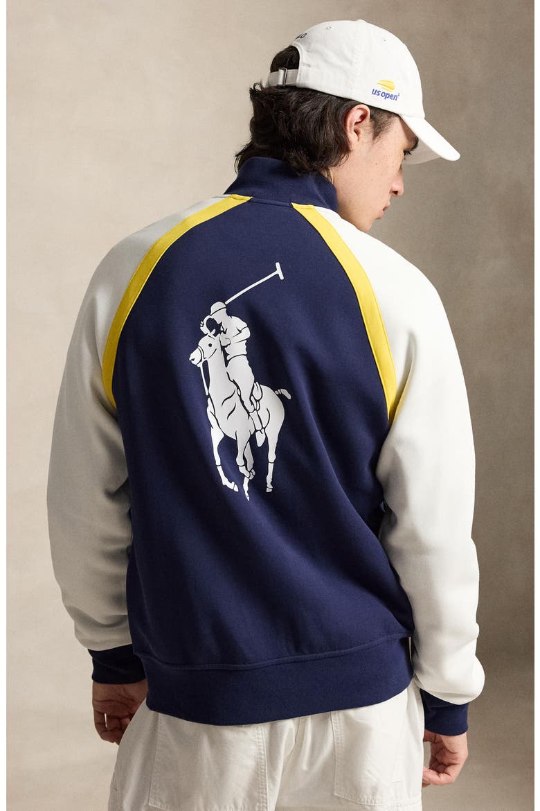 US Open Ball Crew Track Jacket, Alternate, color, BLUE MULTI