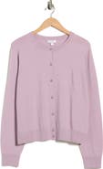 NORDSTROM RACK Crewneck Button Front Cardigan