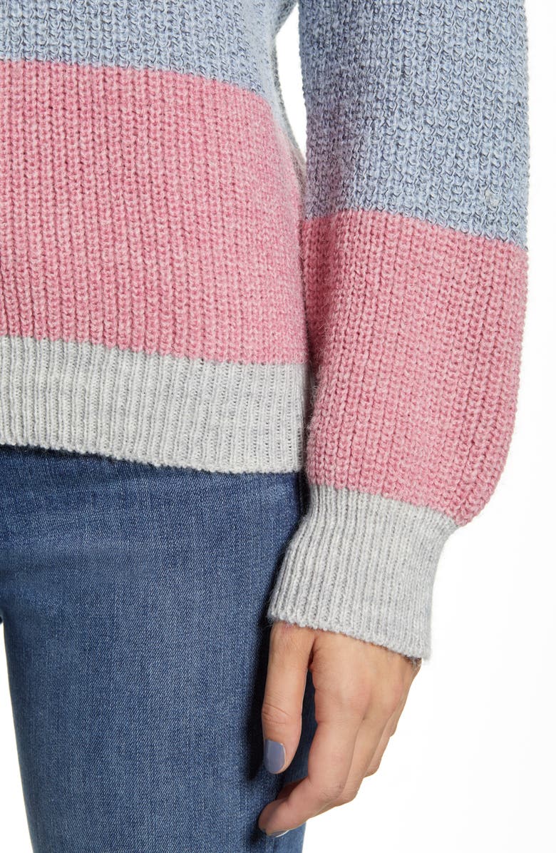 cupcakes and cashmere Elaine Stripe Pullover, Alternate, color, 