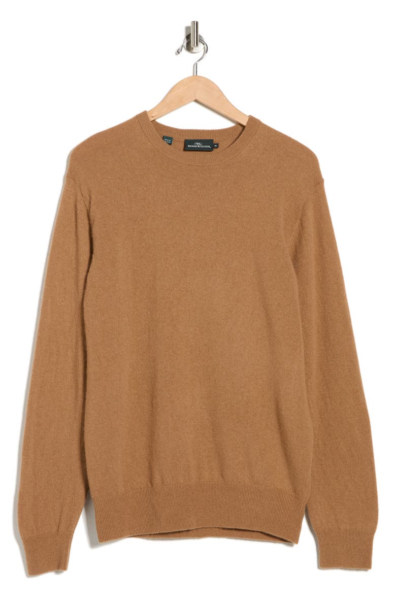 Rodd & Gunn Wool & Cashmere Crewneck Sweater, Alternate, color, Chestnut