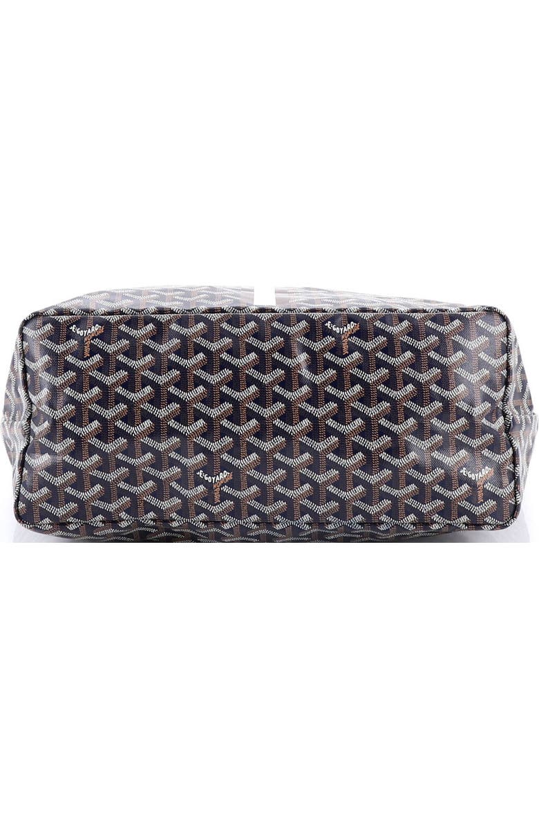 Pre-Owned Goyard Saint Louis Tote Printed Coated Canvas PM, Alternate, color, Blue