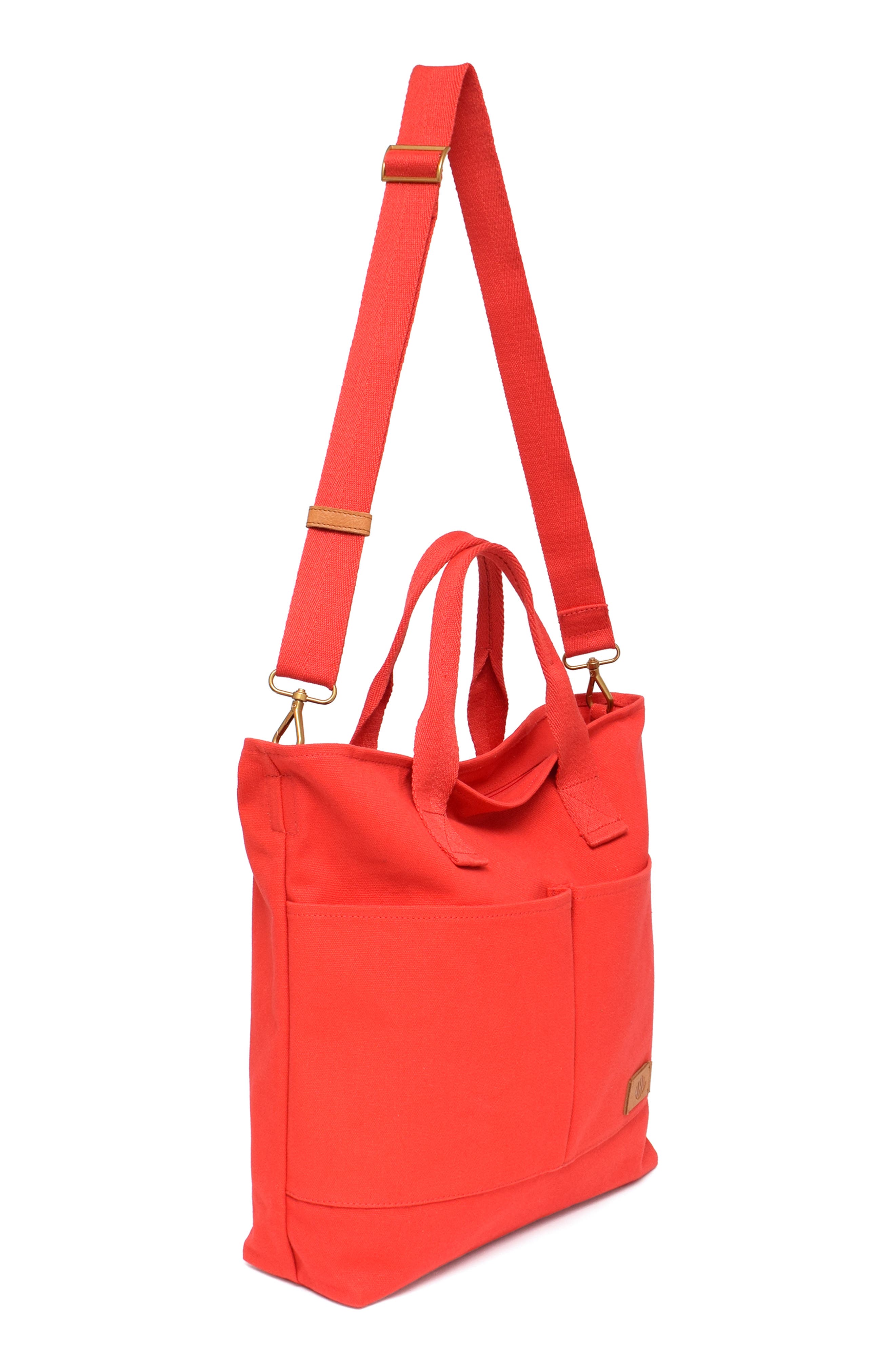 Ayla Canvas Tote, Alternate, color, CHILI