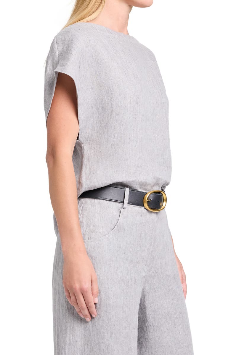 TWP Simple Cap Sleeve Top, Alternate, color, Light Heather Grey