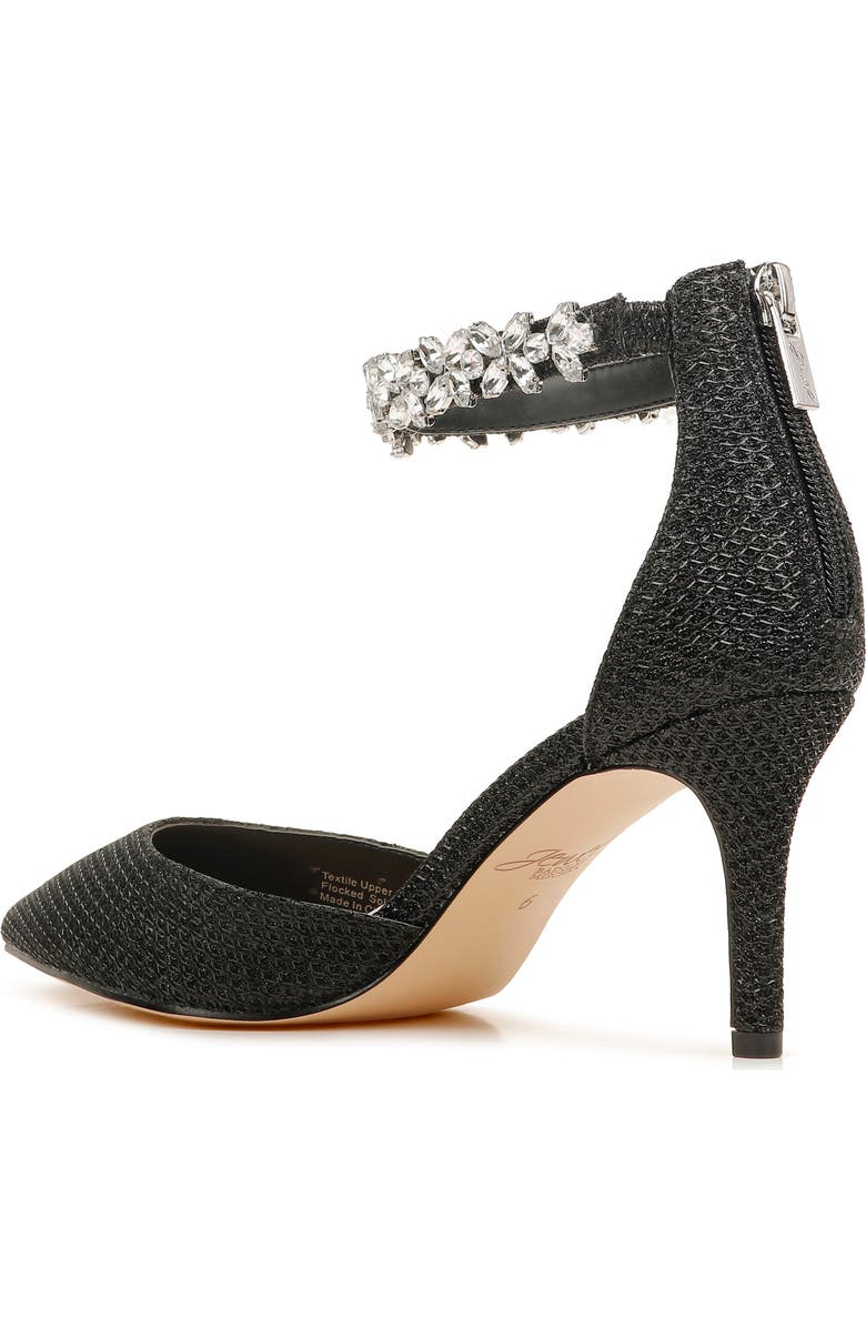 Jewel Badgley Mischka Raleigh Pointed Toe Ankle Strap Pump, Alternate, color,
