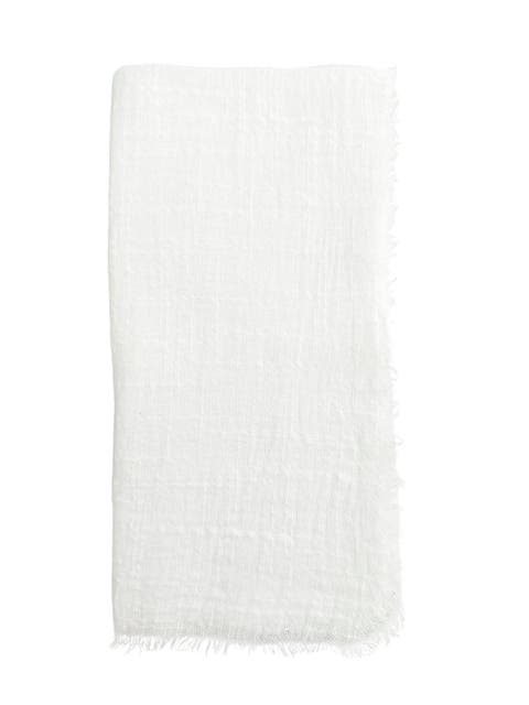 Cotton Gauze Fringe Napkins- Set of 4