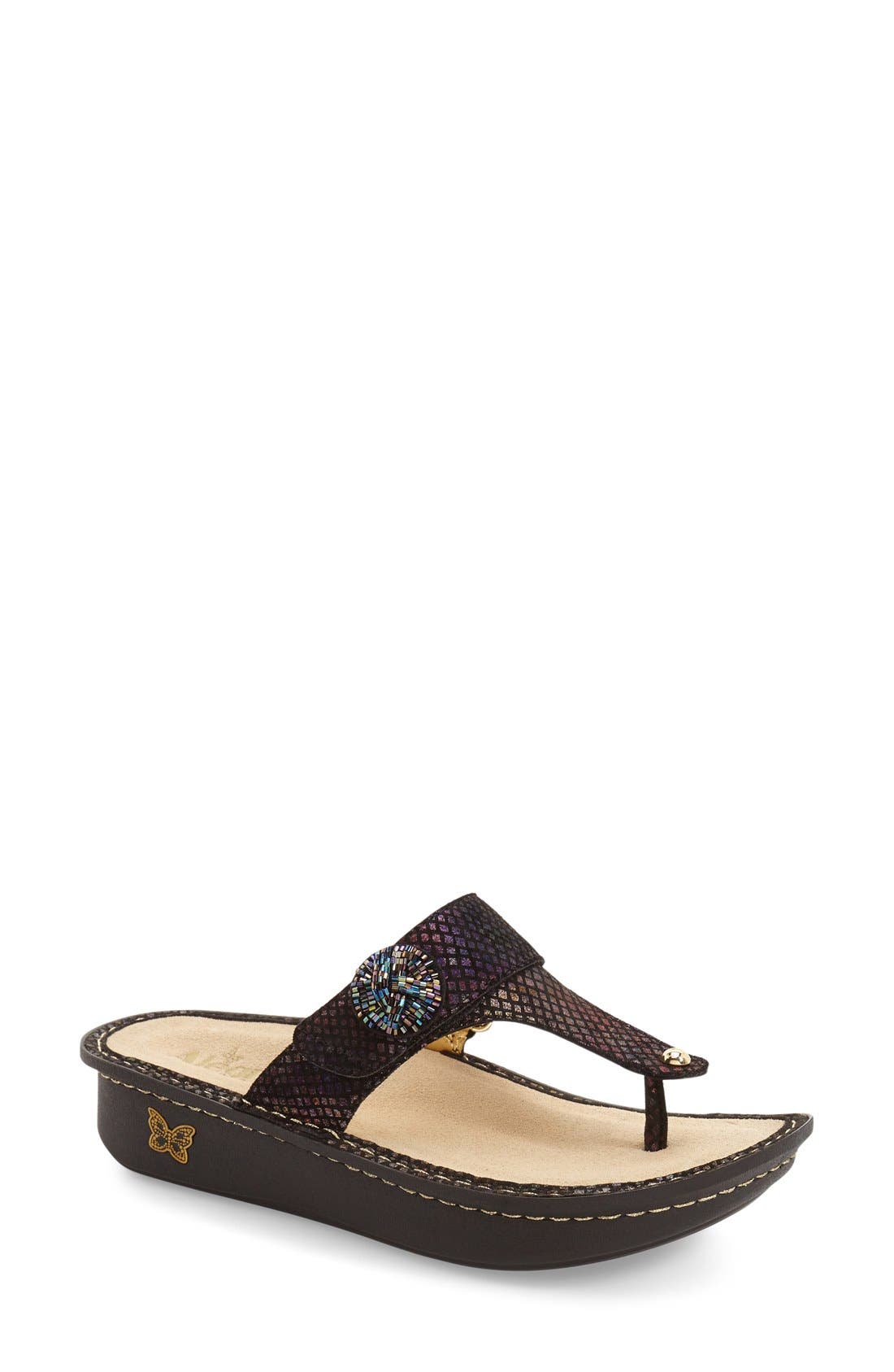 Alegria 'Carina' Sandal, Main, color, GEMBOREE LEATHER