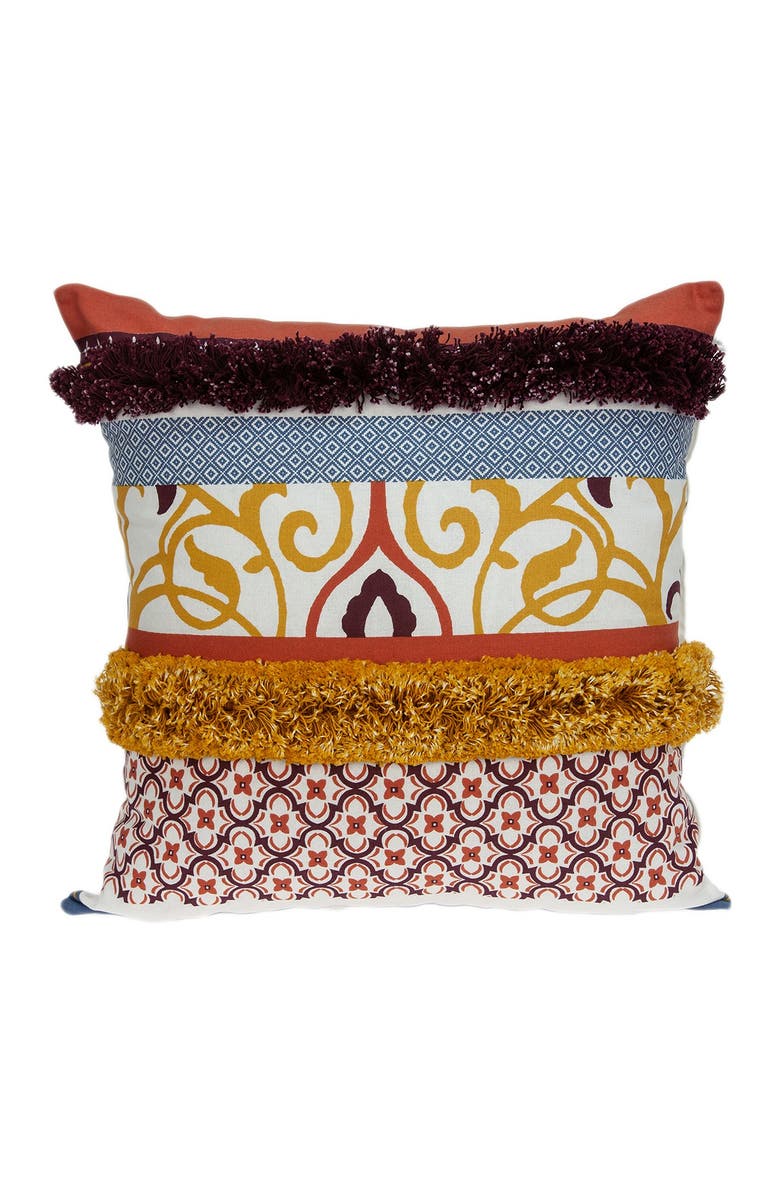 PARKLAND COLLECTION Juno Bohemian Pillow - 20" x 20" - Multi, Alternate, color, Multicolor