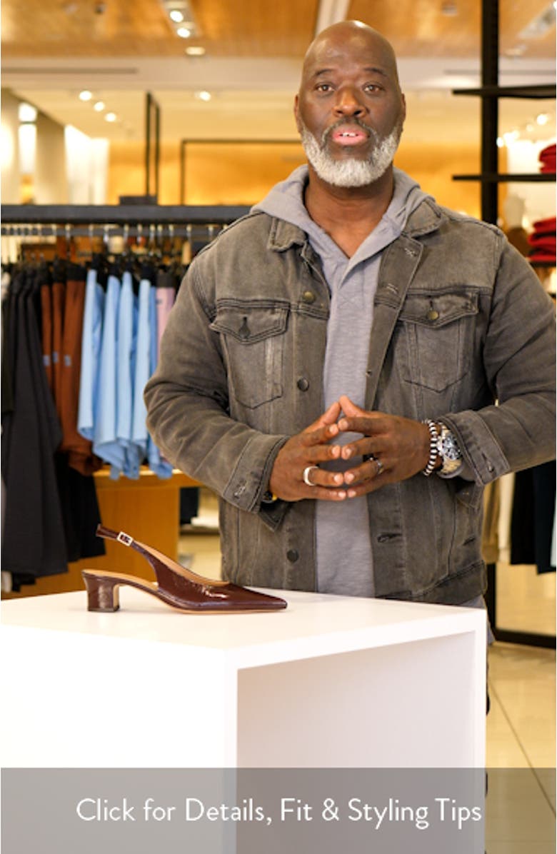 Pointed Toe Slingback Pump, sales video thumbnail