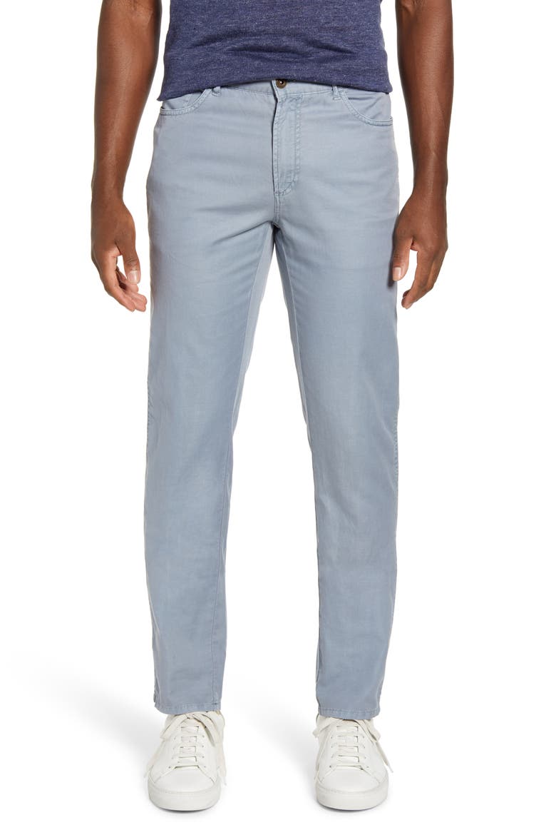 Del Mar Cotton Twill Pants, Main, color, FLINT