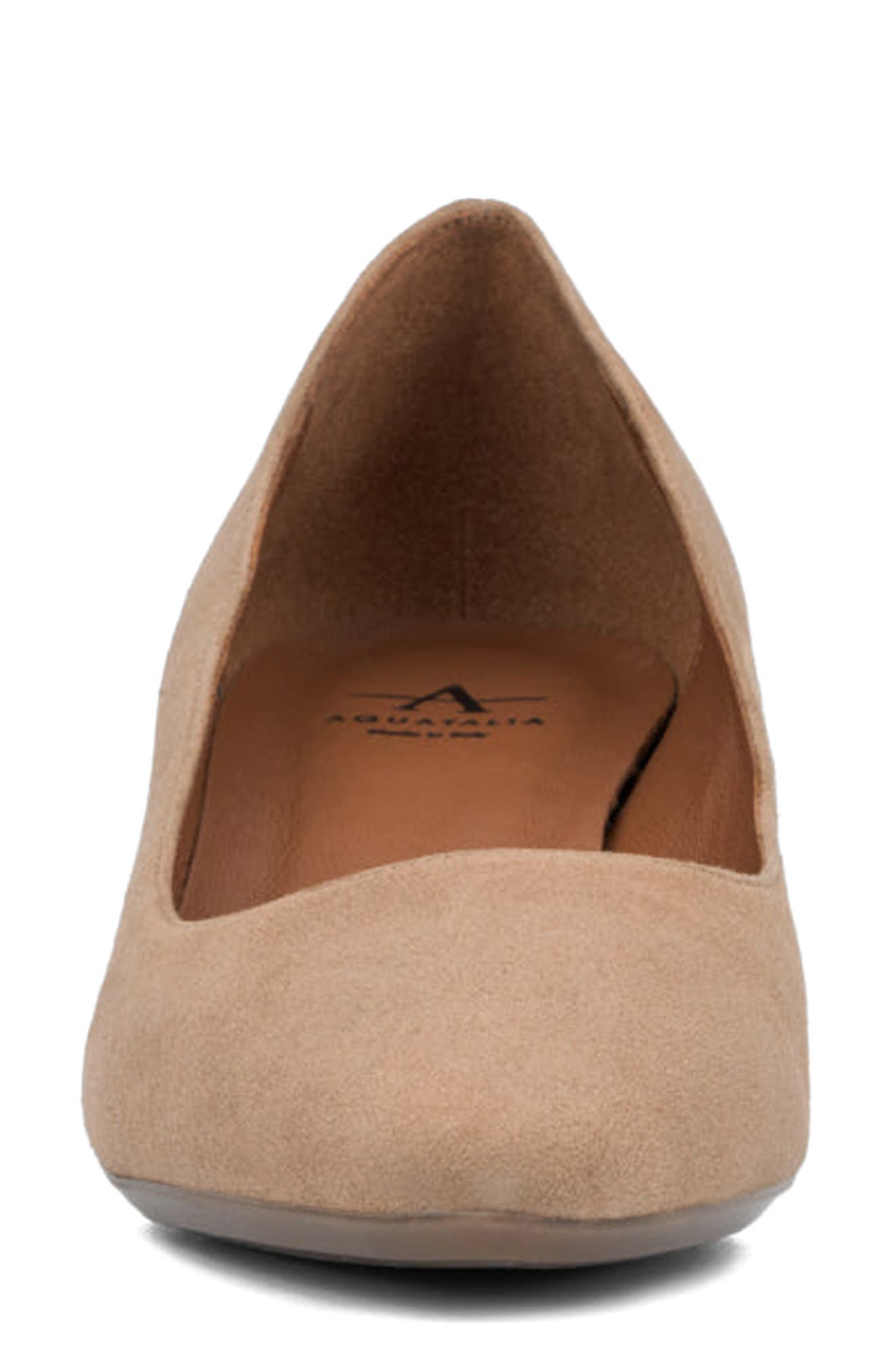 Pasha Weatherproof Pump, Alternate, color, CHAMPAGNE SUEDE