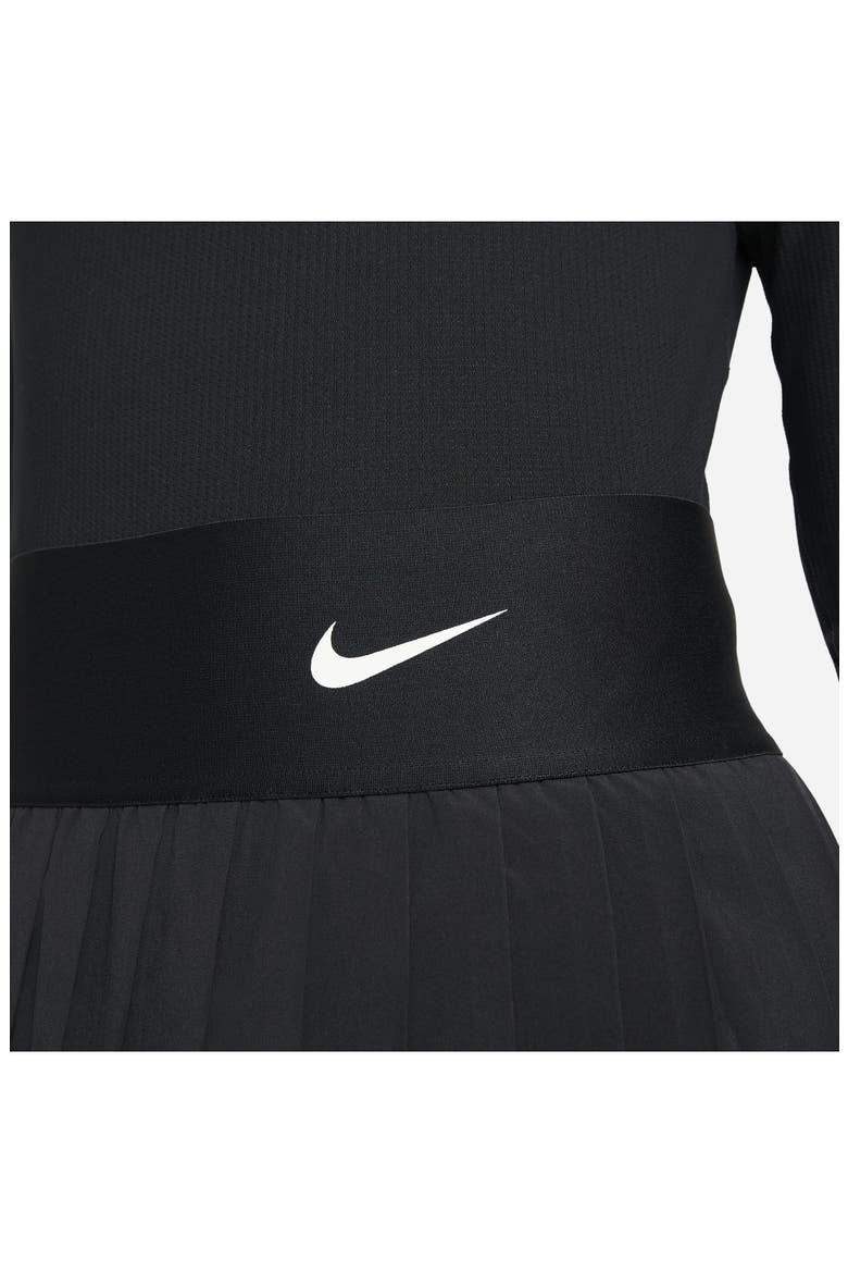 NikeCourt Advantange Pleated Tennis Skirt, Alternate, color, BLACK/BLACK/WHITE